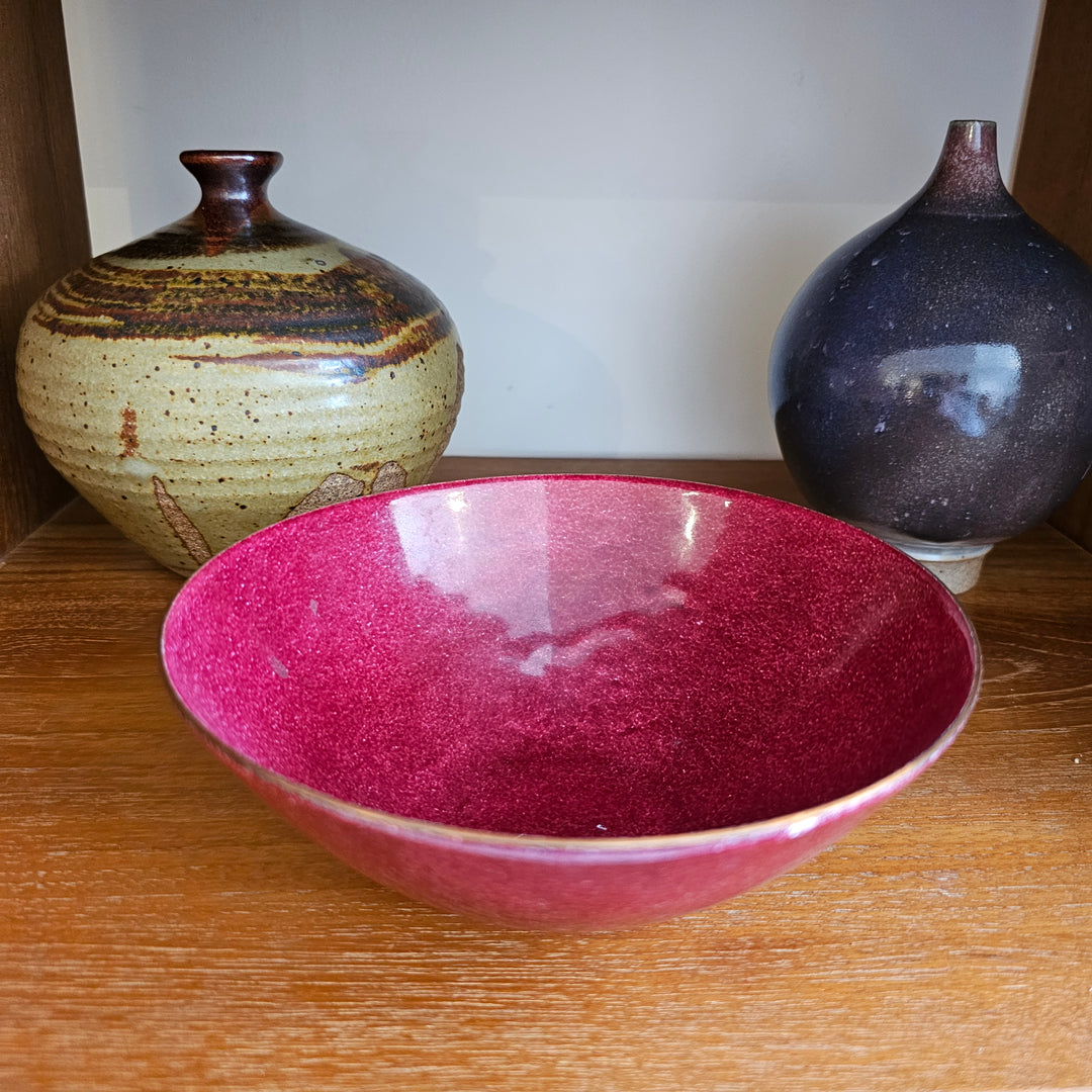 Leon Statham Enamel Bowl