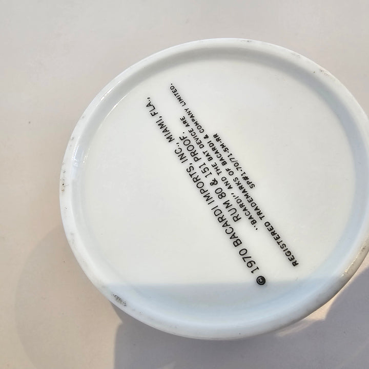 (4) 1970's Bacardi Apres Ski Lift Coffee Mugs