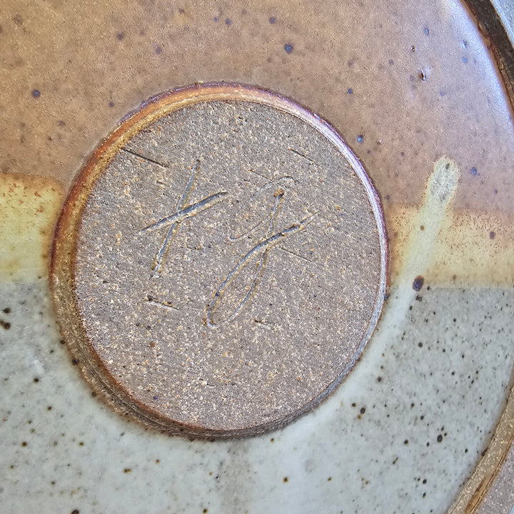 Signed Studio Pottery Plate