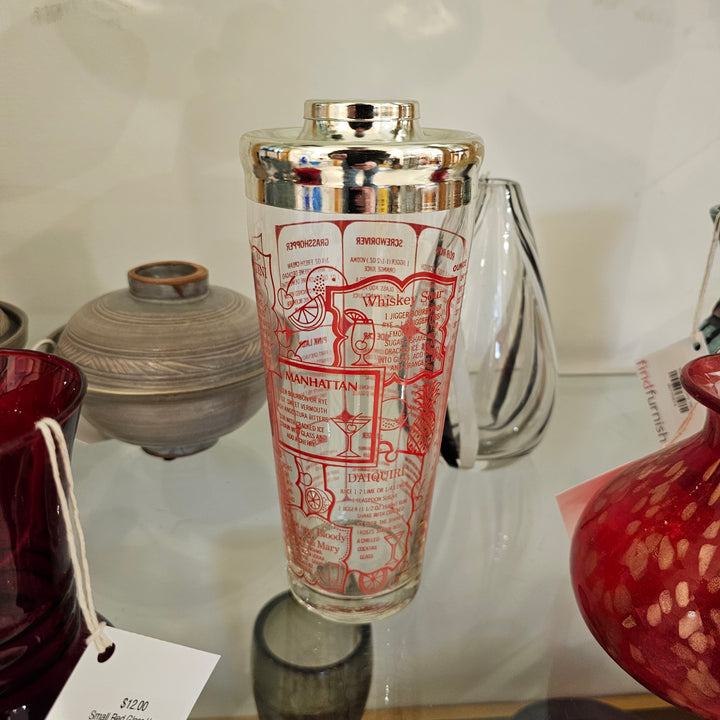Irvinware "Recipes" Cocktail Shaker