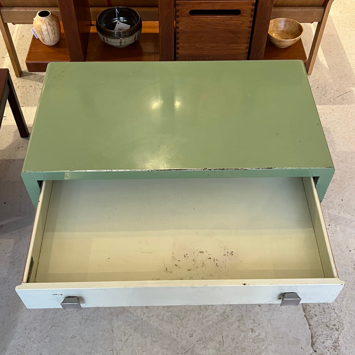 Simmons Green & White Metal Writing Table/Desk