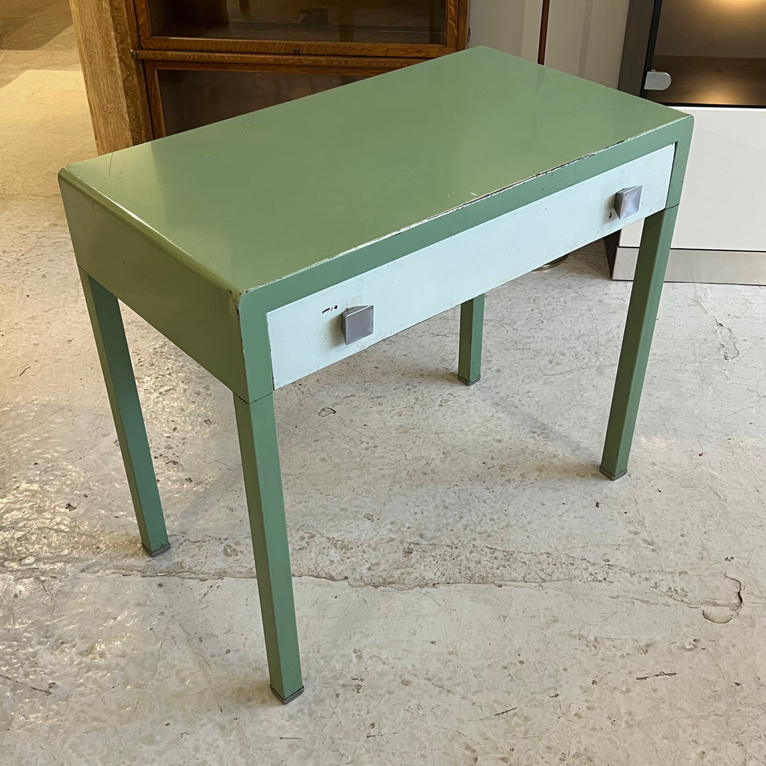 Simmons Green & White Metal Writing Table/Desk