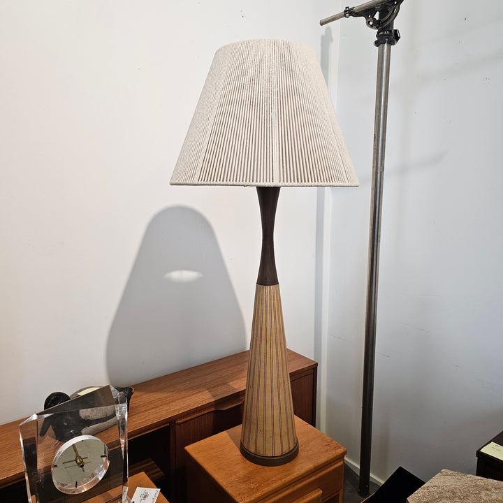 MCM Ceramic Table Lamp - 45" Tall