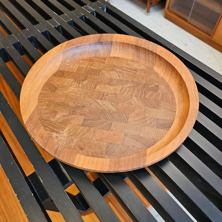 Dansk Marquetry Teak Charcuterie Board